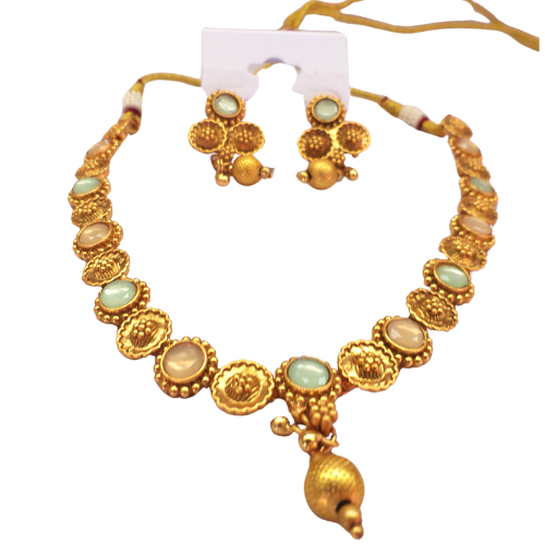 Sun princess sky necklace set. (blue)