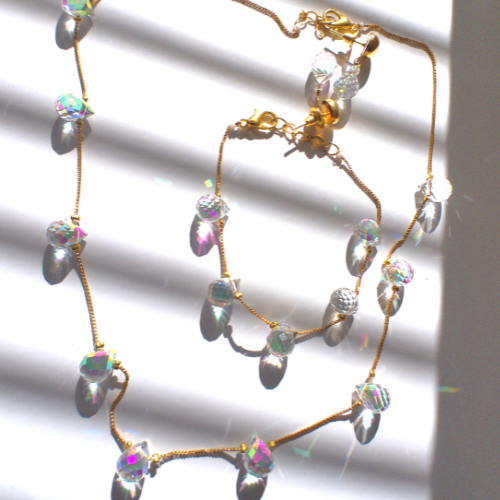 Translucent Crystal Drops Set.