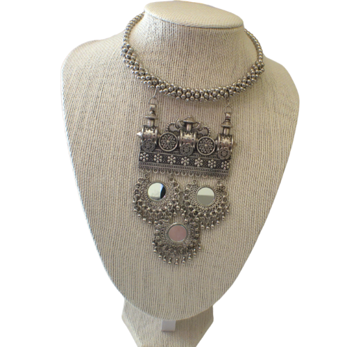 Ethnic Chest Mirror.