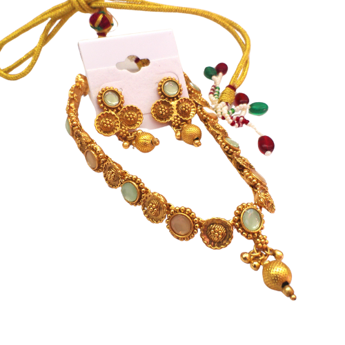 Sun princess sky necklace set. (blue)